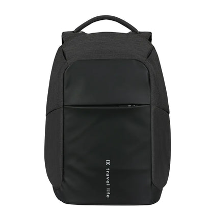 Backpack fitting a 15.6 inch laptop securely inside padded compartment